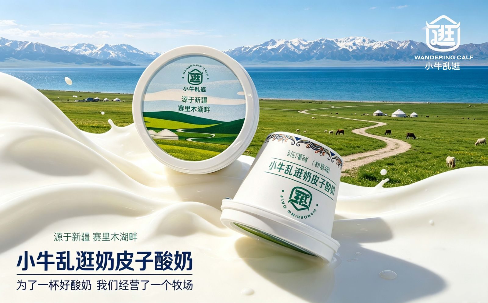 小牛乱逛奶皮子酸奶产品图